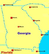 Georgia Navi mieten mit Karte USA