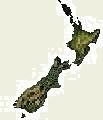 Navi mieten Neuseeland Karte