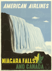 Travel-Poster-Niagara-Falls-Canada-Navi-mieten