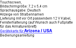 Arizona / USA Navi mieten, Satellitentelefone. 