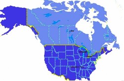 USA Kanada Map - Navi mieten World Mobile